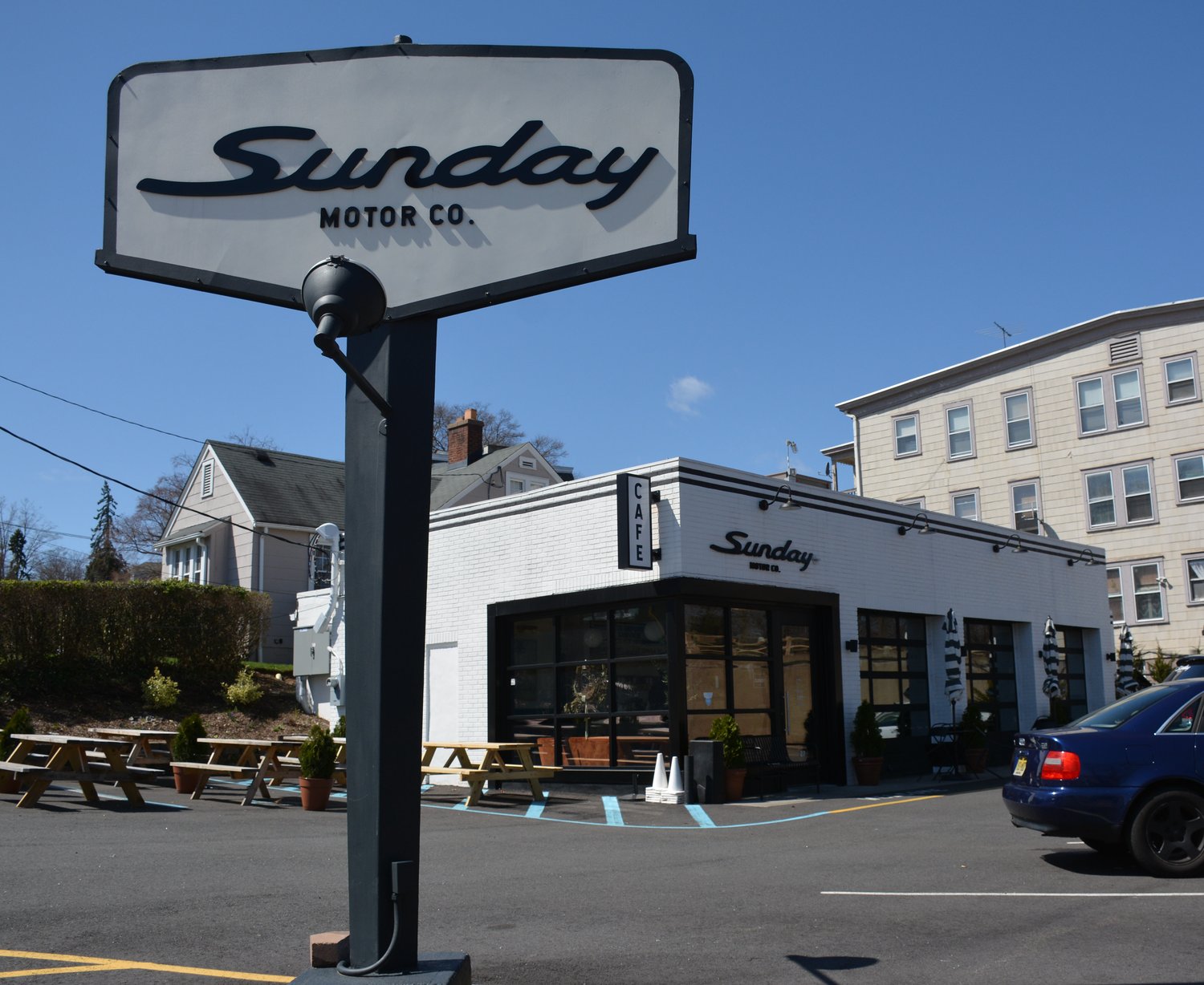 The Sunday Motor Co Café Shines with Retro Restaurant Signs in Madison NJ!